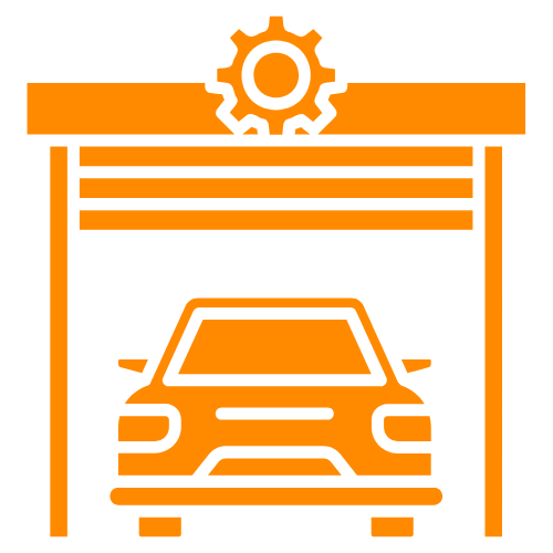 Mechaniker führt einen Klimaanlagenservice in der Kfz-Werkstatt durch