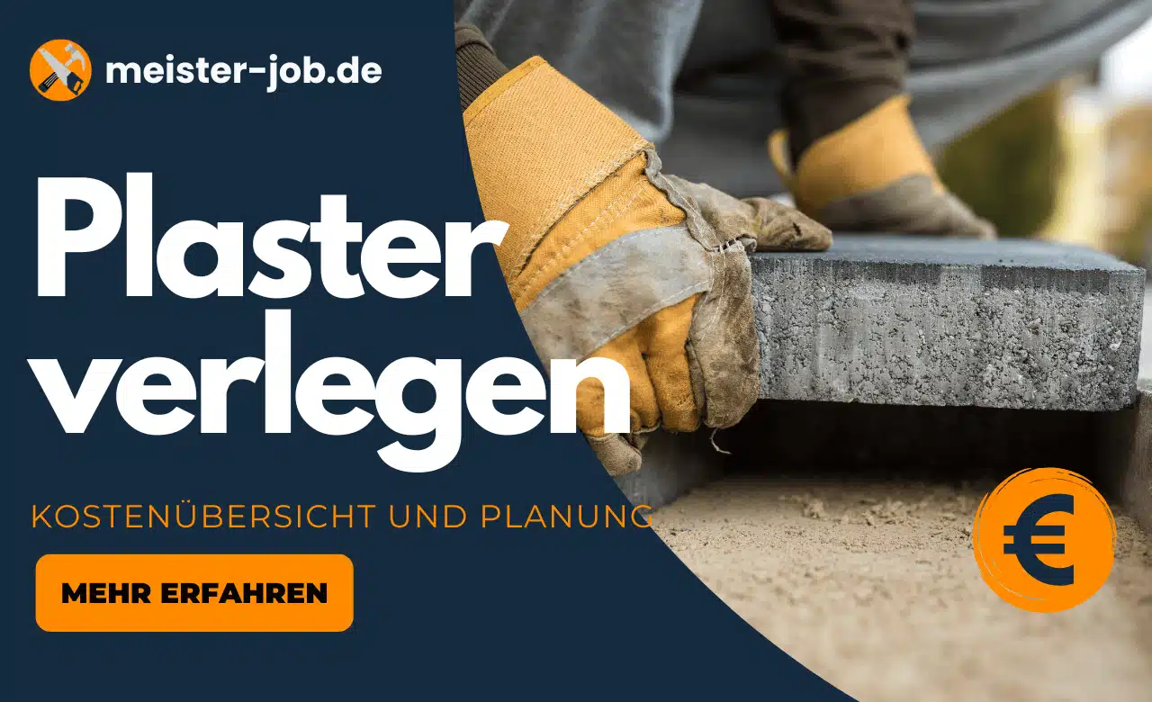 Kosten für das Pflaster verlegen pro m² ohne Material - Preisübersicht und Tipps