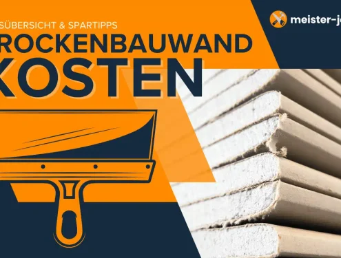 Kosten und Materialübersicht für Trockenbauwände – Sparen bei der Renovierung