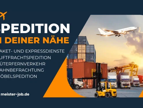 Lokale Spedition bei der Arbeit – Transport von Gütern in der Nähe